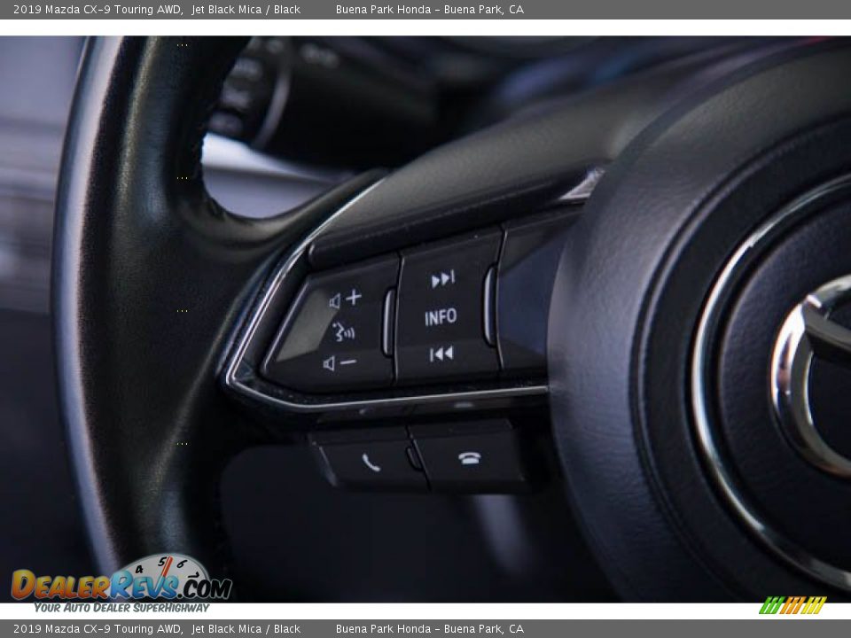 2019 Mazda CX-9 Touring AWD Jet Black Mica / Black Photo #16