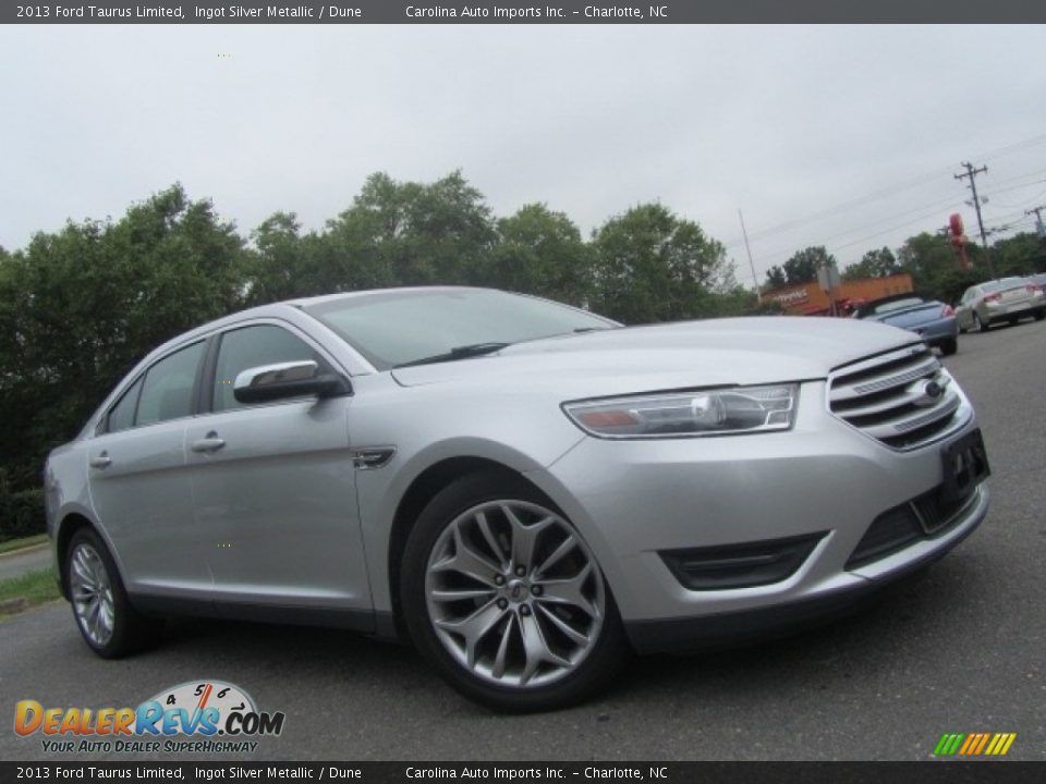 2013 Ford Taurus Limited Ingot Silver Metallic / Dune Photo #1