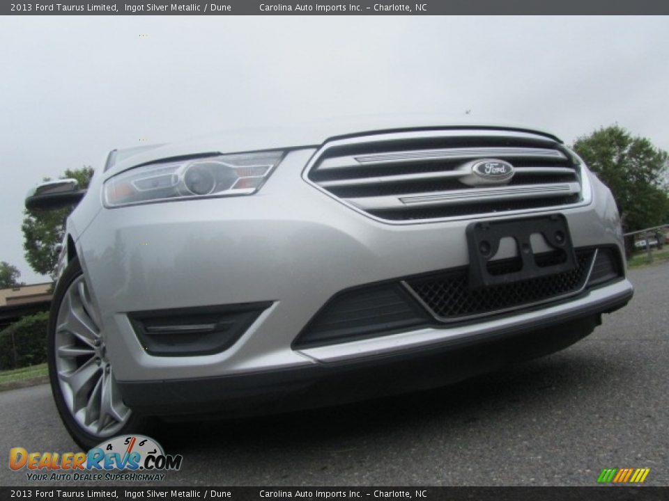 2013 Ford Taurus Limited Ingot Silver Metallic / Dune Photo #2