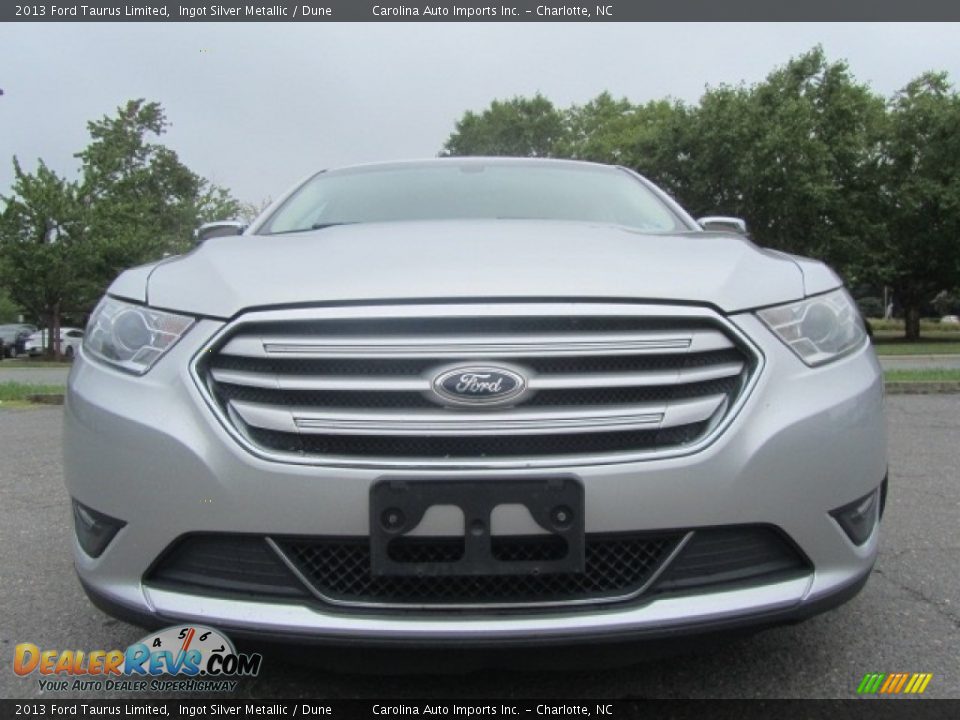 2013 Ford Taurus Limited Ingot Silver Metallic / Dune Photo #4