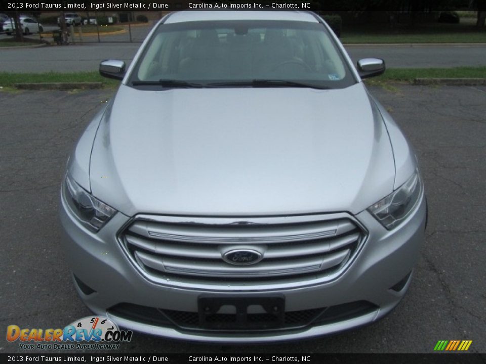 2013 Ford Taurus Limited Ingot Silver Metallic / Dune Photo #5