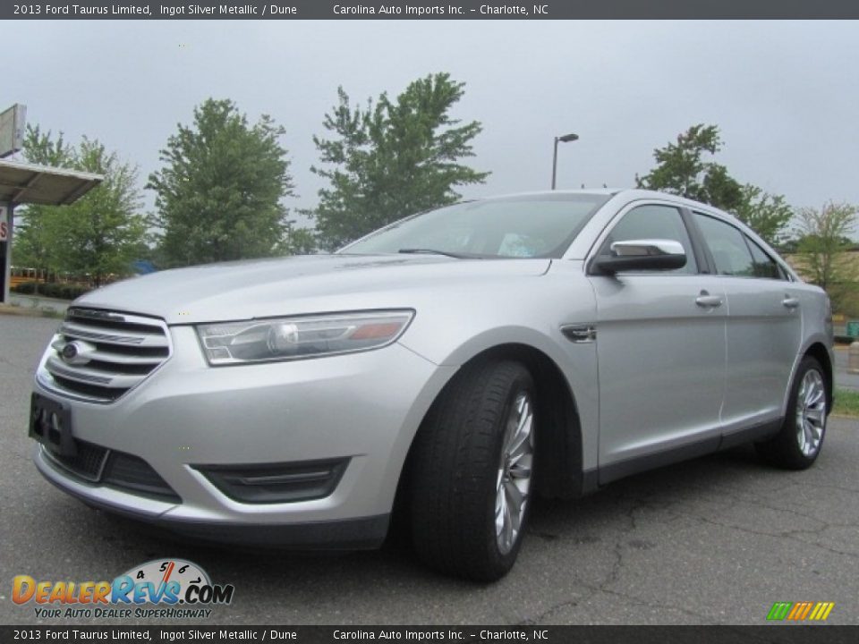 2013 Ford Taurus Limited Ingot Silver Metallic / Dune Photo #6