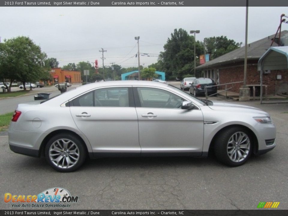 2013 Ford Taurus Limited Ingot Silver Metallic / Dune Photo #11