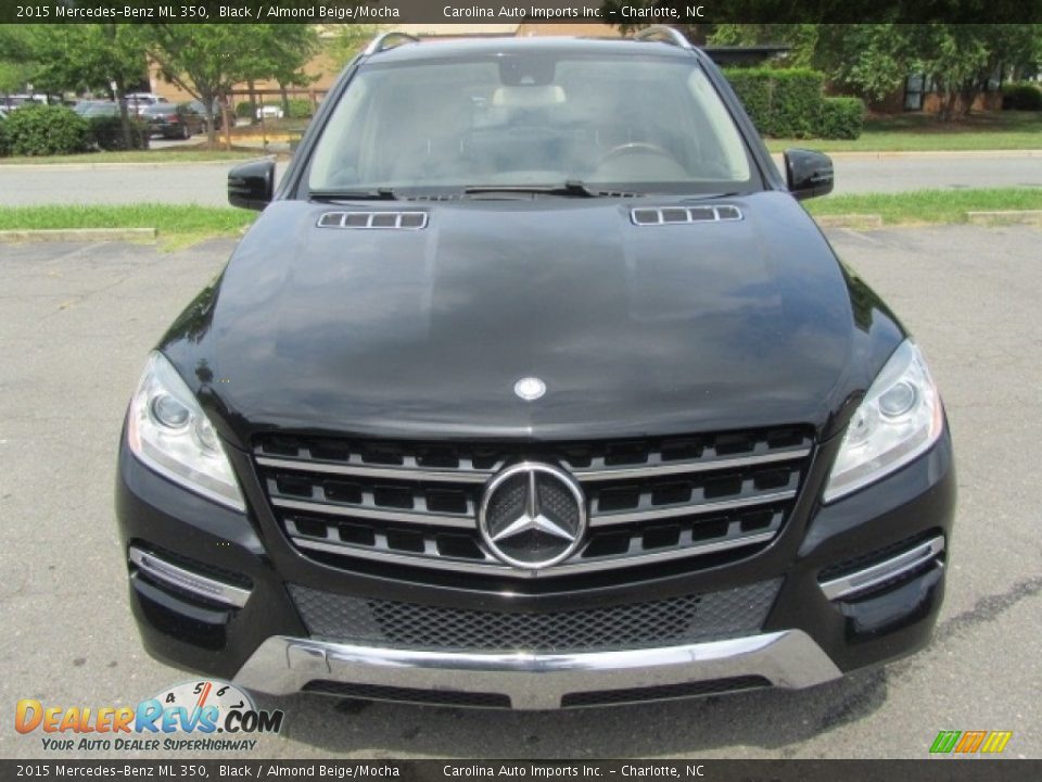 2015 Mercedes-Benz ML 350 Black / Almond Beige/Mocha Photo #5