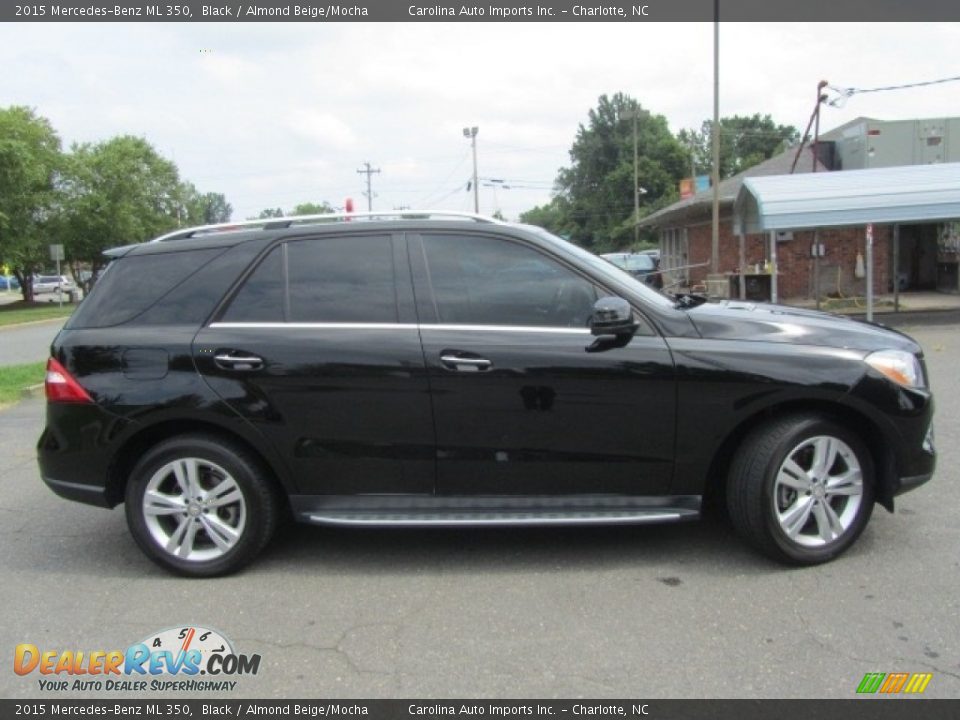 2015 Mercedes-Benz ML 350 Black / Almond Beige/Mocha Photo #11