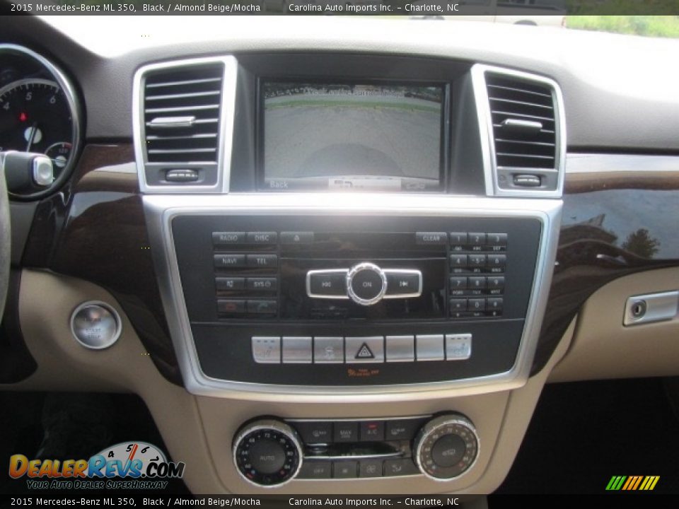 2015 Mercedes-Benz ML 350 Black / Almond Beige/Mocha Photo #15