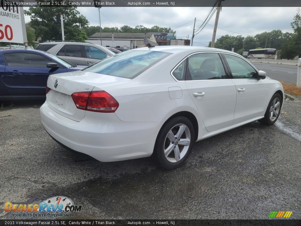 2013 Volkswagen Passat 2.5L SE Candy White / Titan Black Photo #3