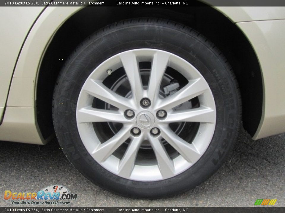 2010 Lexus ES 350 Satin Cashmere Metallic / Parchment Photo #26