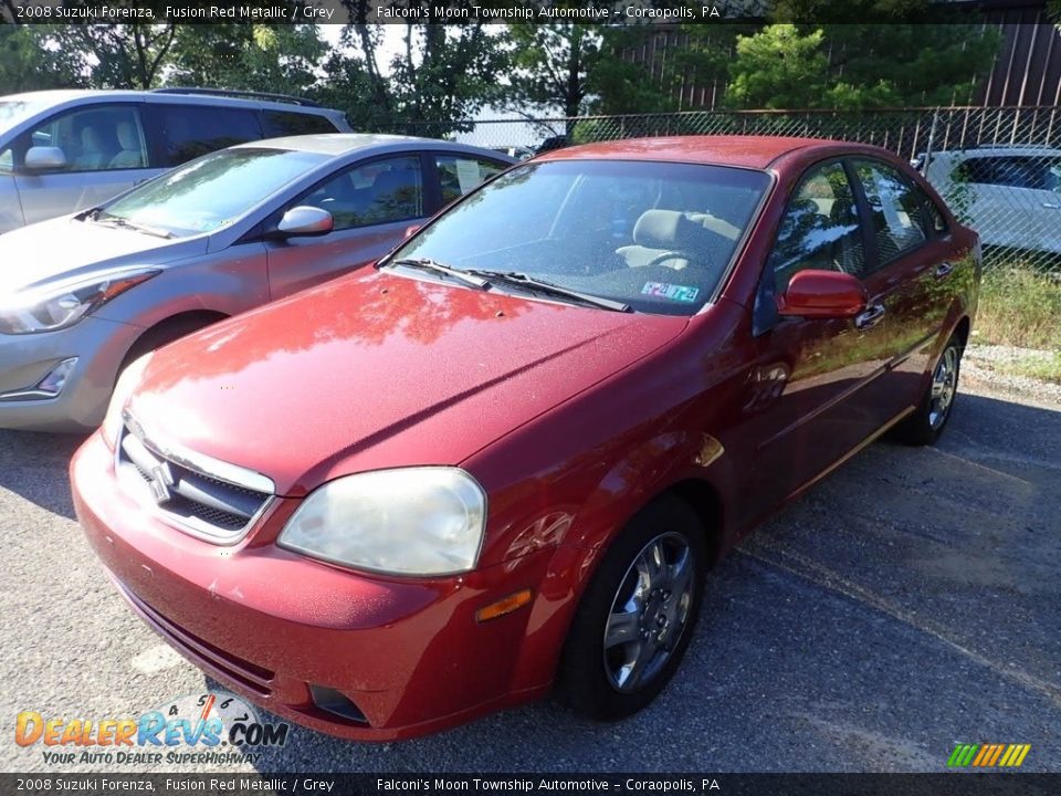 2008 Suzuki Forenza Fusion Red Metallic / Grey Photo #1