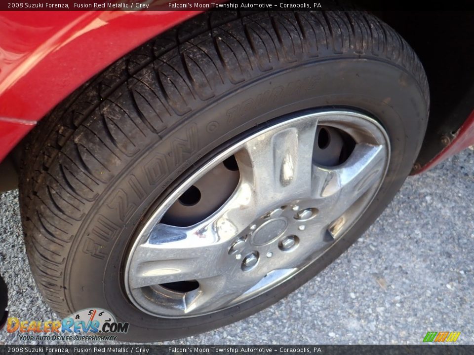 2008 Suzuki Forenza Fusion Red Metallic / Grey Photo #2