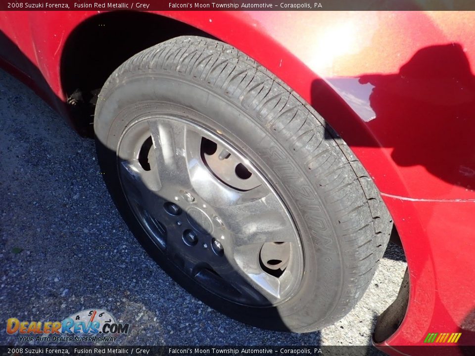 2008 Suzuki Forenza Fusion Red Metallic / Grey Photo #5