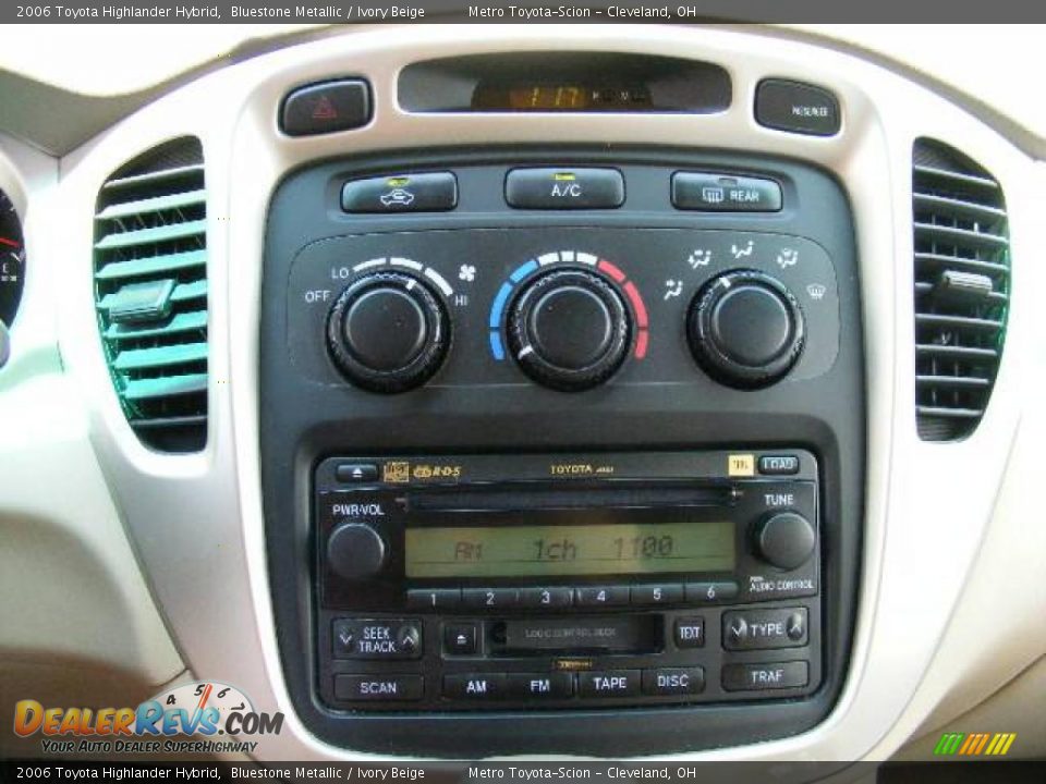 2006 Toyota Highlander Hybrid Bluestone Metallic / Ivory Beige Photo #20