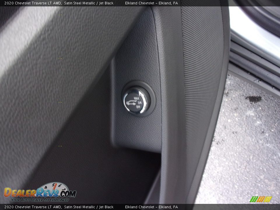 2020 Chevrolet Traverse LT AWD Satin Steel Metallic / Jet Black Photo #14