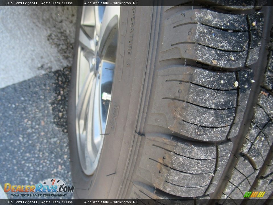 2019 Ford Edge SEL Agate Black / Dune Photo #8