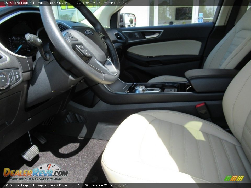 2019 Ford Edge SEL Agate Black / Dune Photo #10