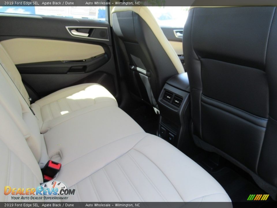 2019 Ford Edge SEL Agate Black / Dune Photo #13