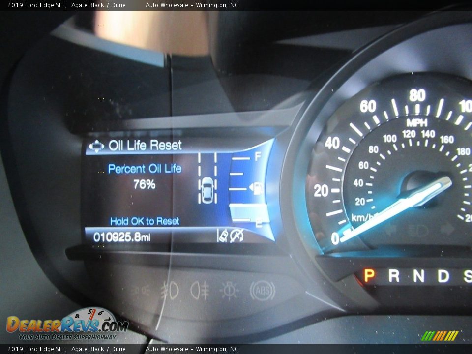 2019 Ford Edge SEL Agate Black / Dune Photo #15