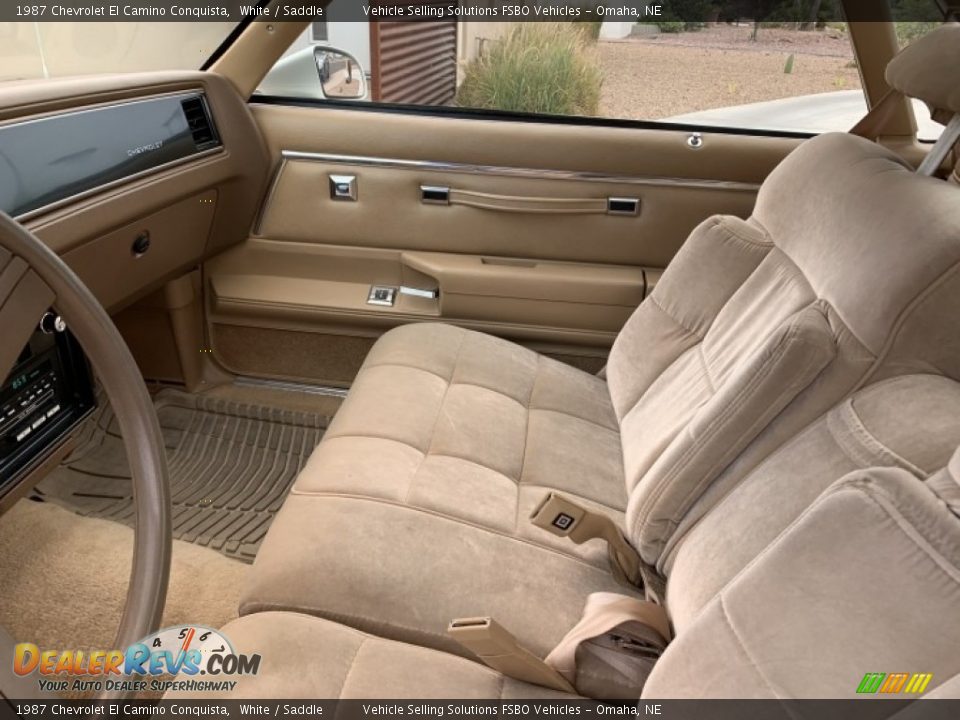 Front Seat of 1987 Chevrolet El Camino Conquista Photo #3