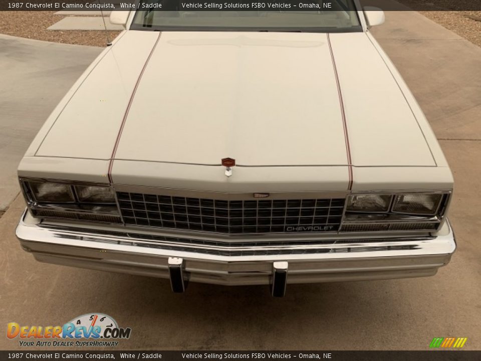 1987 Chevrolet El Camino Conquista White / Saddle Photo #9