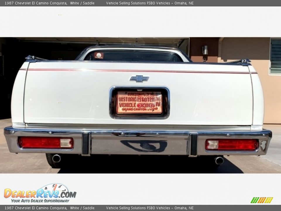 1987 Chevrolet El Camino Conquista White / Saddle Photo #14