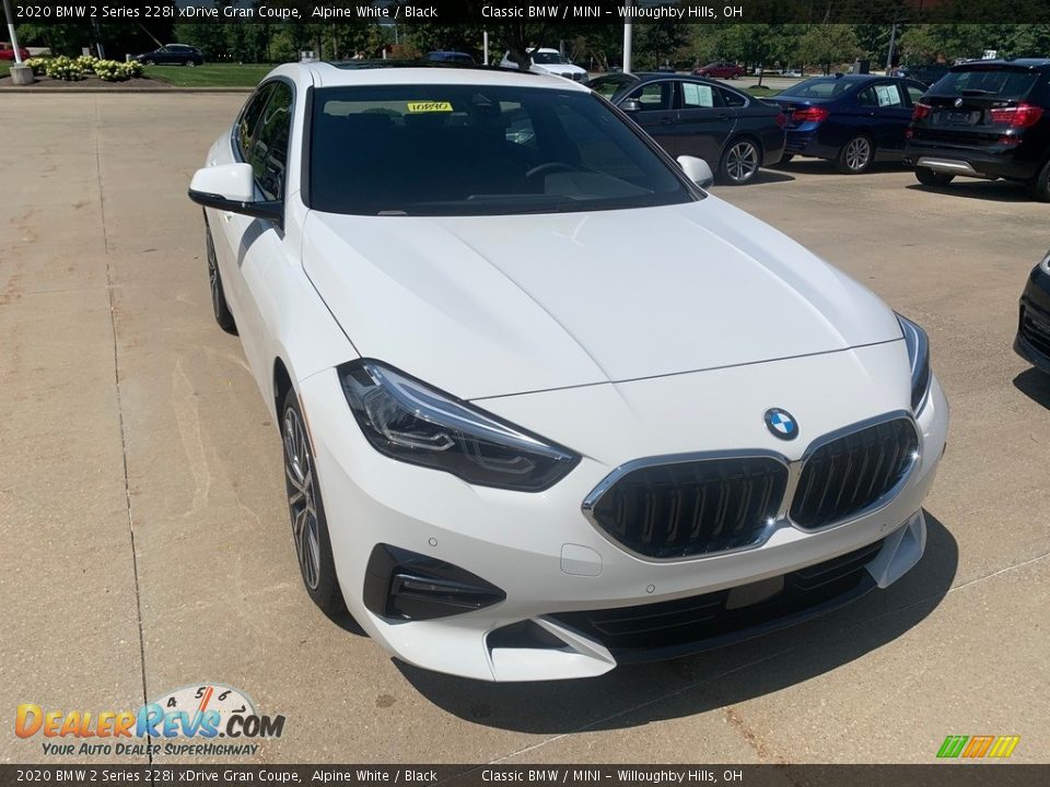 2020 BMW 2 Series 228i xDrive Gran Coupe Alpine White / Black Photo #1