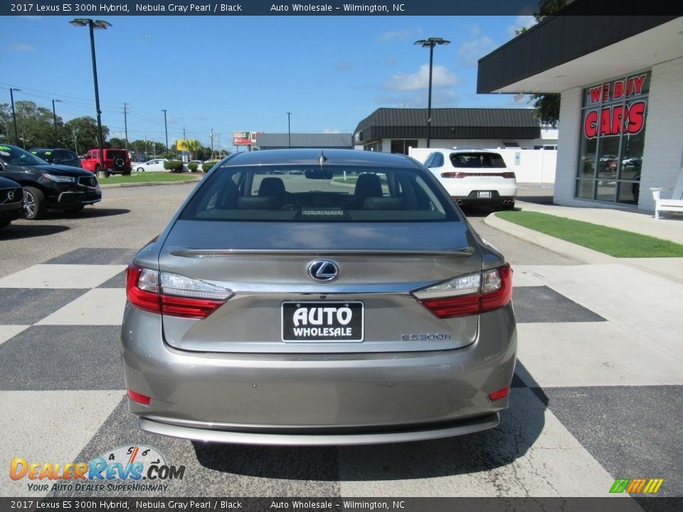 2017 Lexus ES 300h Hybrid Nebula Gray Pearl / Black Photo #4