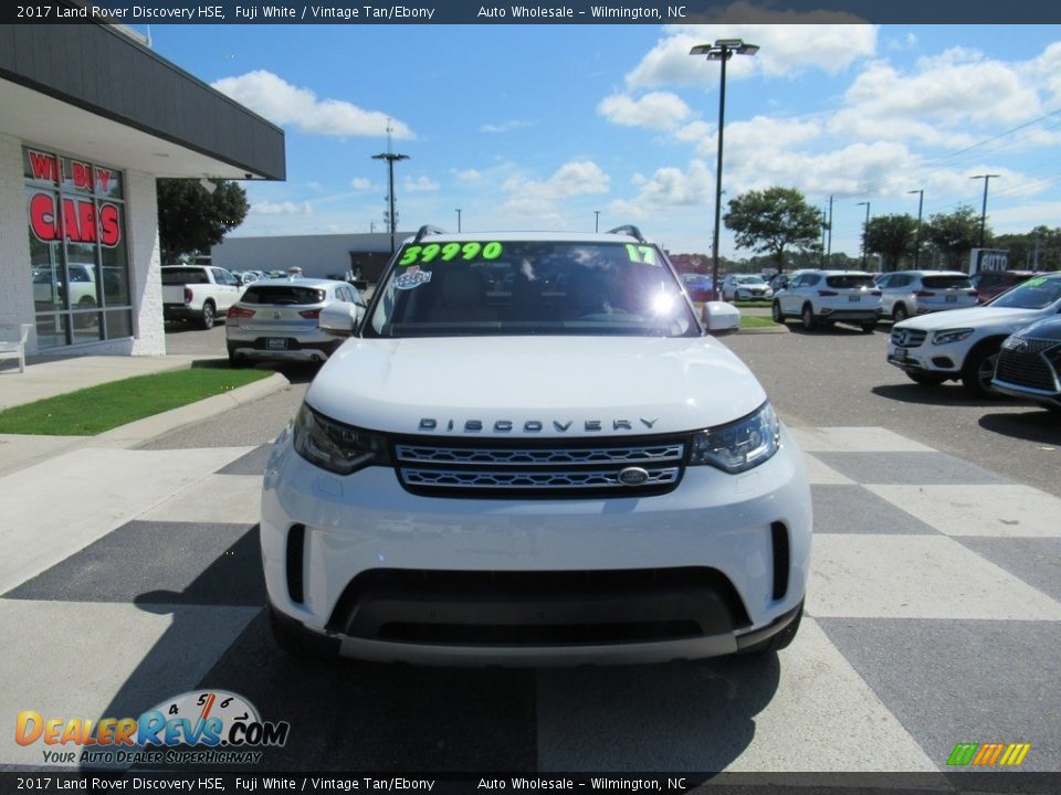 2017 Land Rover Discovery HSE Fuji White / Vintage Tan/Ebony Photo #2