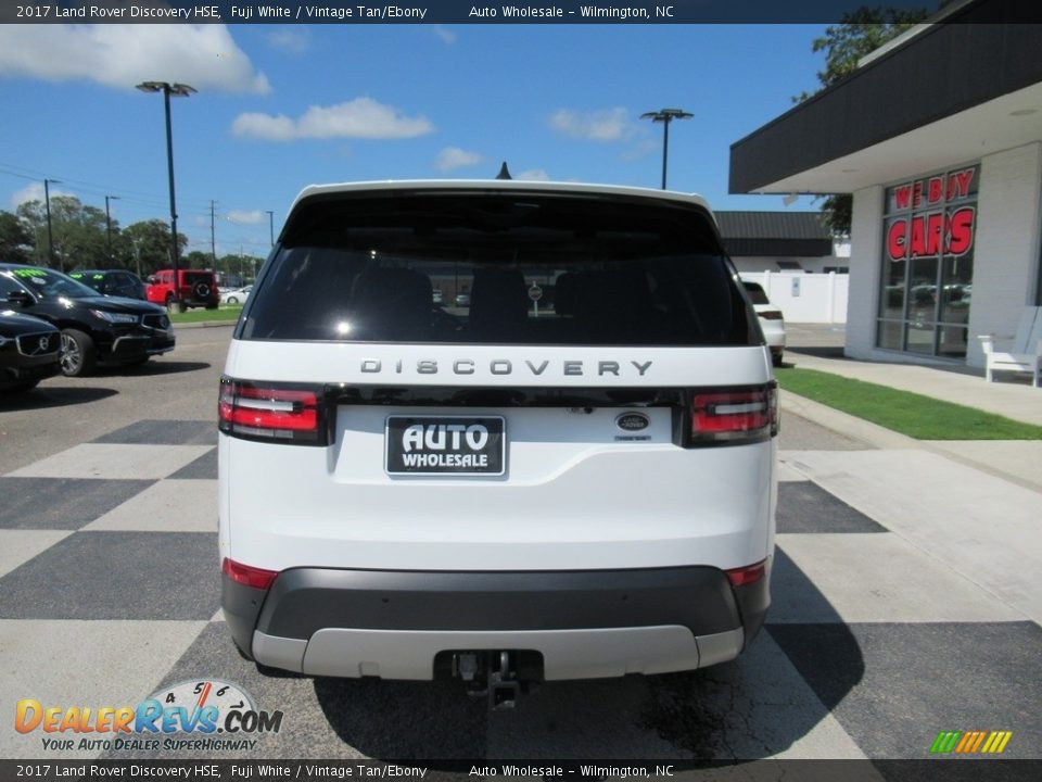 2017 Land Rover Discovery HSE Fuji White / Vintage Tan/Ebony Photo #4