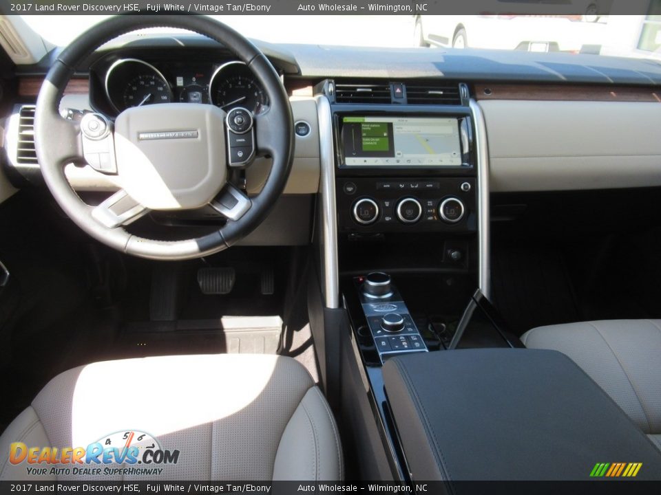 2017 Land Rover Discovery HSE Fuji White / Vintage Tan/Ebony Photo #14