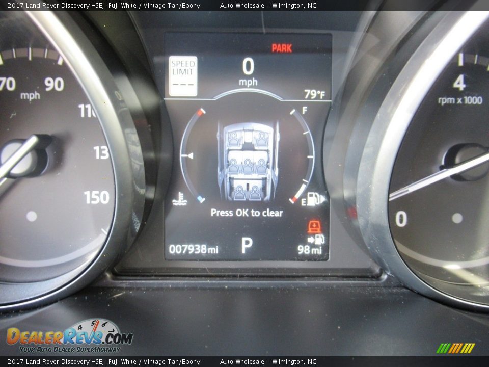 2017 Land Rover Discovery HSE Fuji White / Vintage Tan/Ebony Photo #15