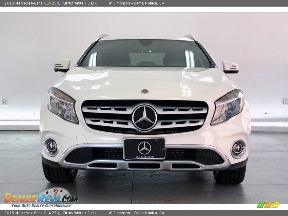 2018 Mercedes-Benz GLA 250 Cirrus White / Black Photo #2