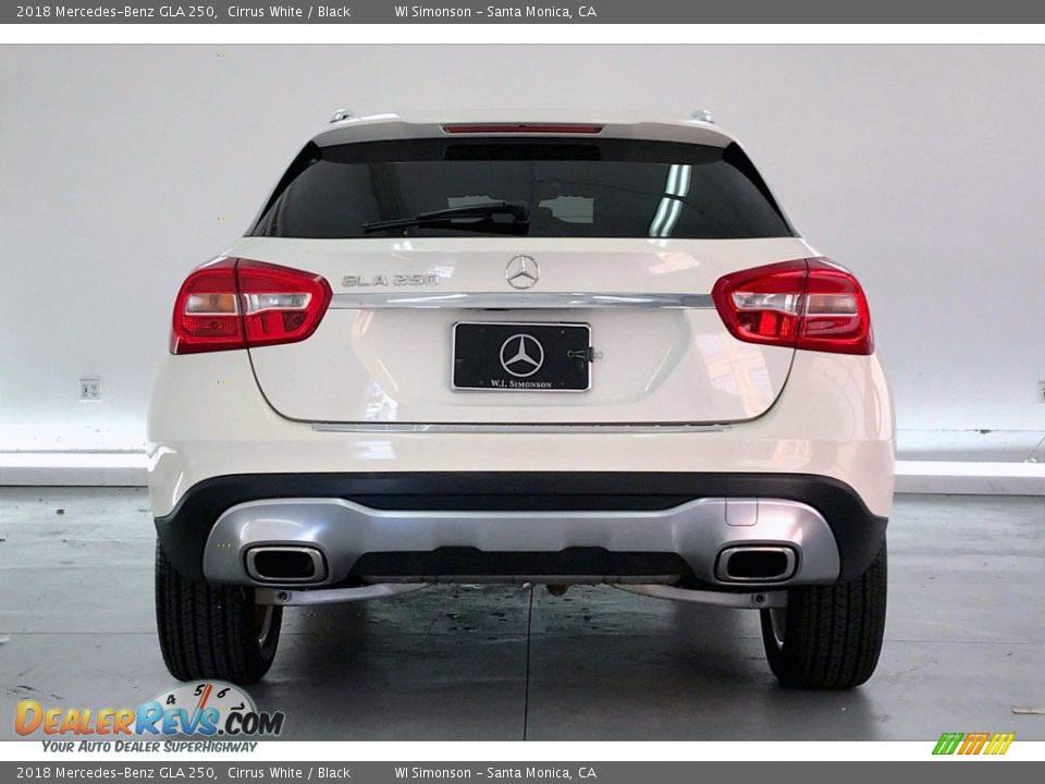 2018 Mercedes-Benz GLA 250 Cirrus White / Black Photo #3