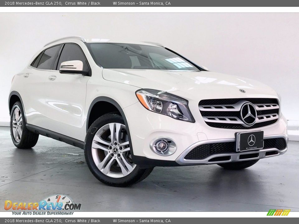 2018 Mercedes-Benz GLA 250 Cirrus White / Black Photo #34