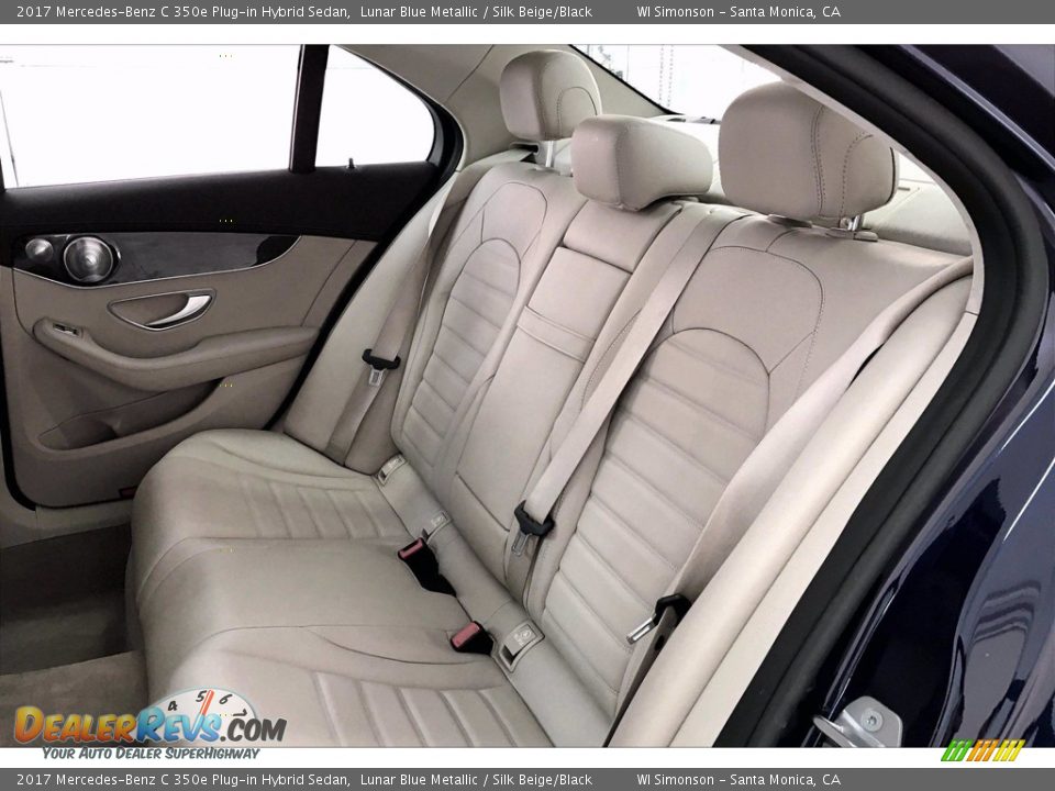 Rear Seat of 2017 Mercedes-Benz C 350e Plug-in Hybrid Sedan Photo #15