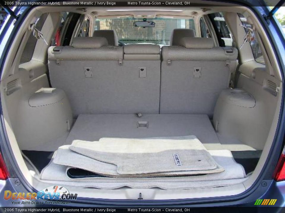 2006 Toyota Highlander Hybrid Bluestone Metallic / Ivory Beige Photo #27