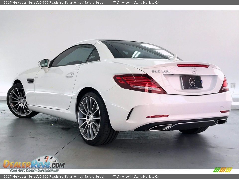 Polar White 2017 Mercedes-Benz SLC 300 Roadster Photo #10