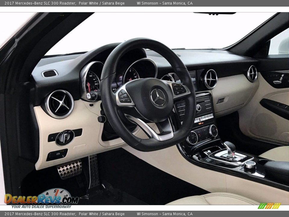 Sahara Beige Interior - 2017 Mercedes-Benz SLC 300 Roadster Photo #20