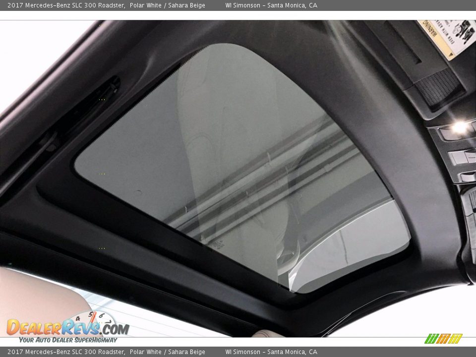 Sunroof of 2017 Mercedes-Benz SLC 300 Roadster Photo #27