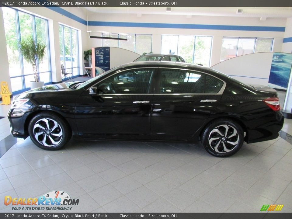 2017 Honda Accord EX Sedan Crystal Black Pearl / Black Photo #2