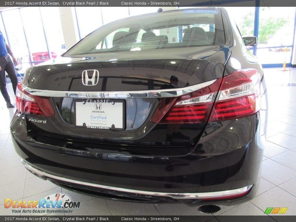 2017 Honda Accord EX Sedan Crystal Black Pearl / Black Photo #10