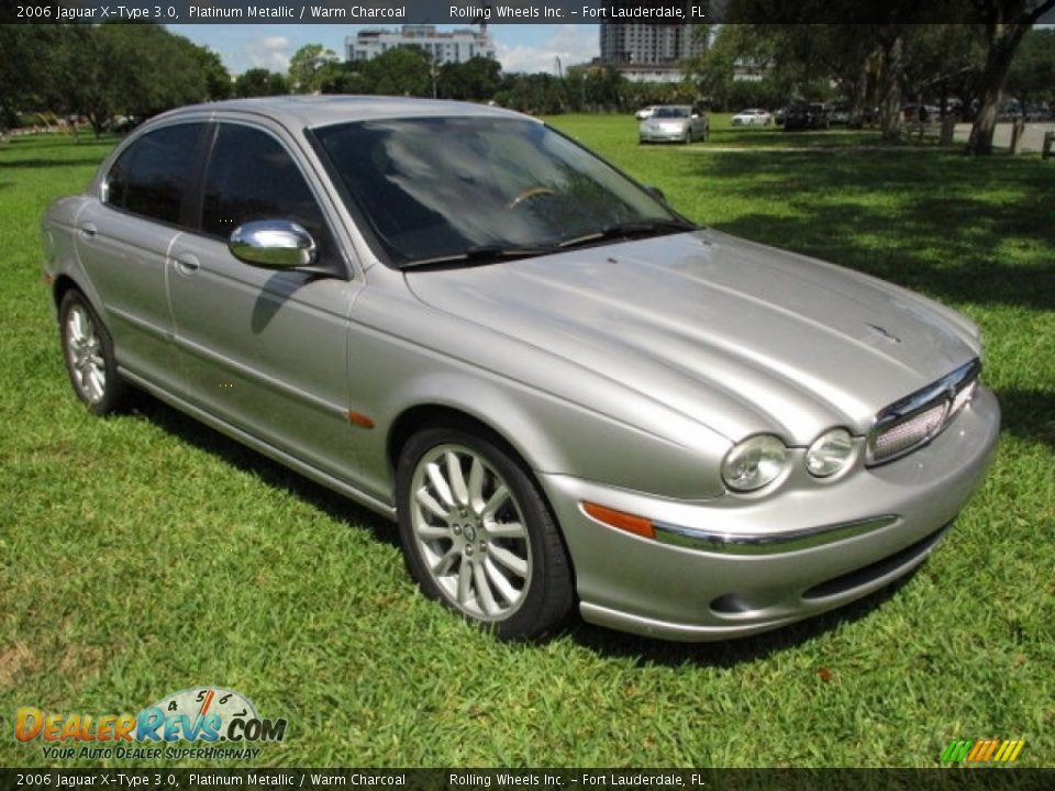 Front 3/4 View of 2006 Jaguar X-Type 3.0 Photo #13