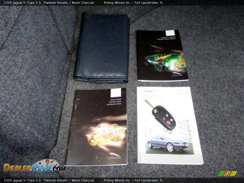 2006 Jaguar X-Type 3.0 Platinum Metallic / Warm Charcoal Photo #19
