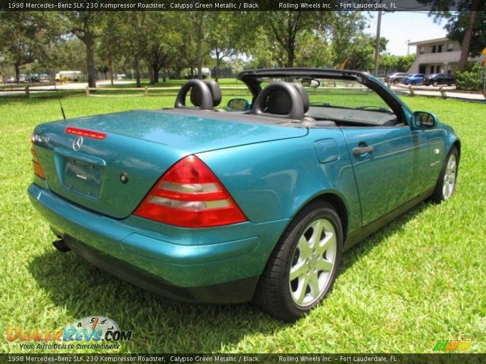 1998 Mercedes-Benz SLK 230 Kompressor Roadster Calypso Green Metallic / Black Photo #1