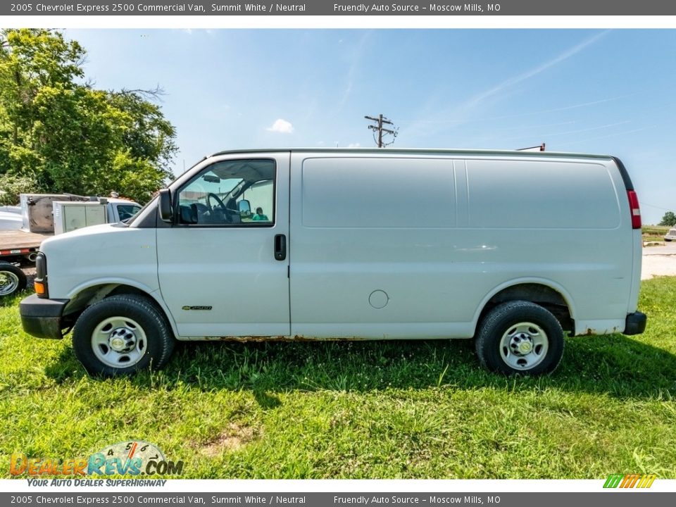 2005 Chevrolet Express 2500 Commercial Van Summit White / Neutral Photo #12