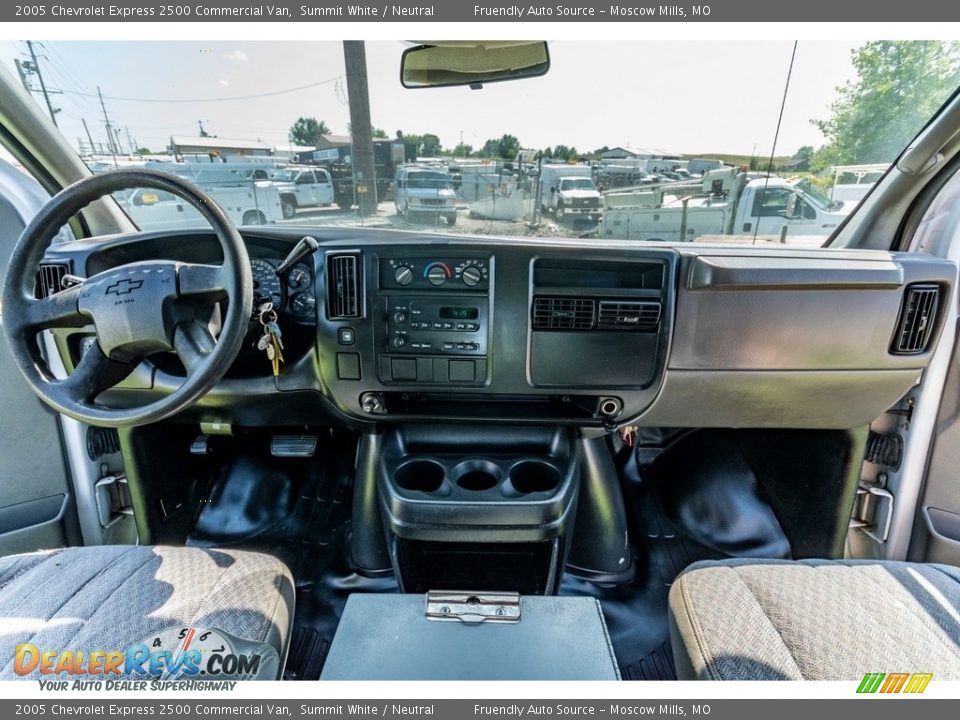 2005 Chevrolet Express 2500 Commercial Van Summit White / Neutral Photo #13