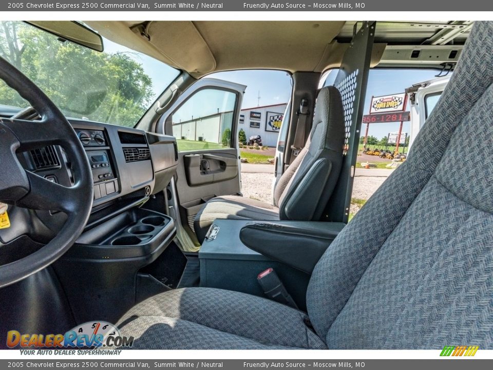 2005 Chevrolet Express 2500 Commercial Van Summit White / Neutral Photo #15