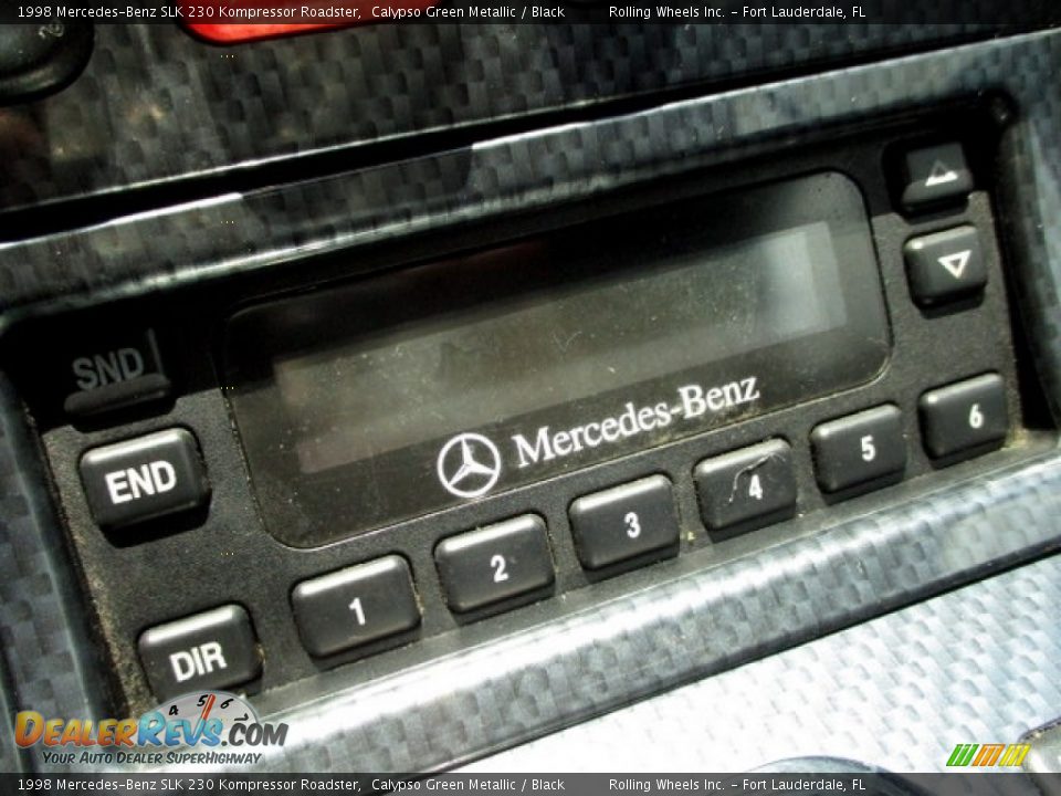 1998 Mercedes-Benz SLK 230 Kompressor Roadster Calypso Green Metallic / Black Photo #24
