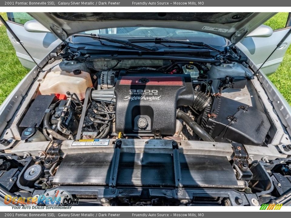 2001 Pontiac Bonneville SSEi Galaxy Silver Metallic / Dark Pewter Photo #20