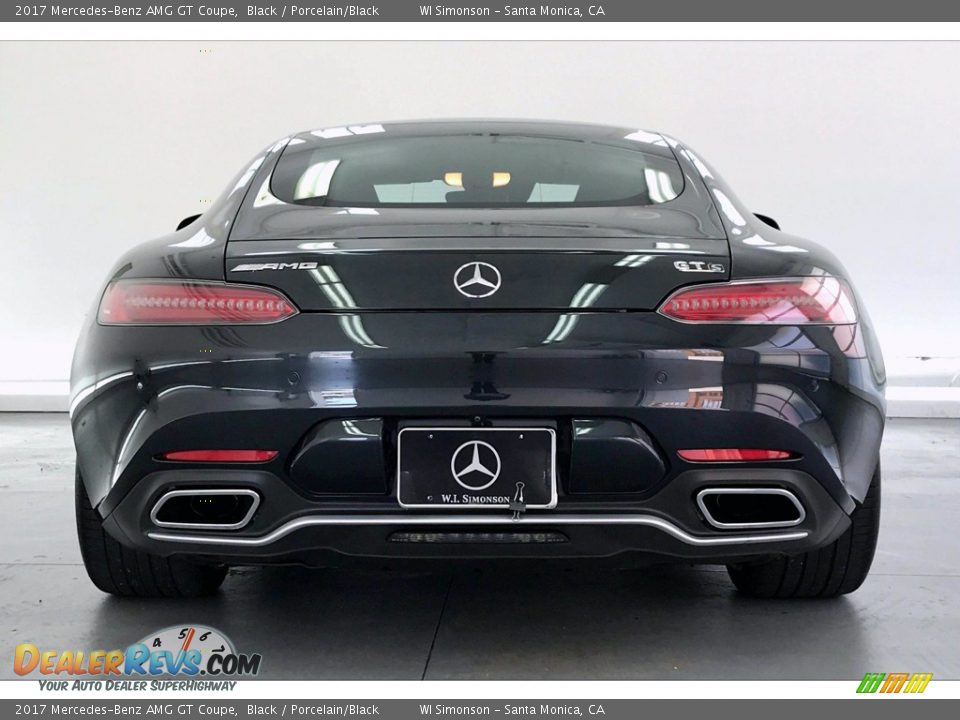 2017 Mercedes-Benz AMG GT Coupe Black / Porcelain/Black Photo #3