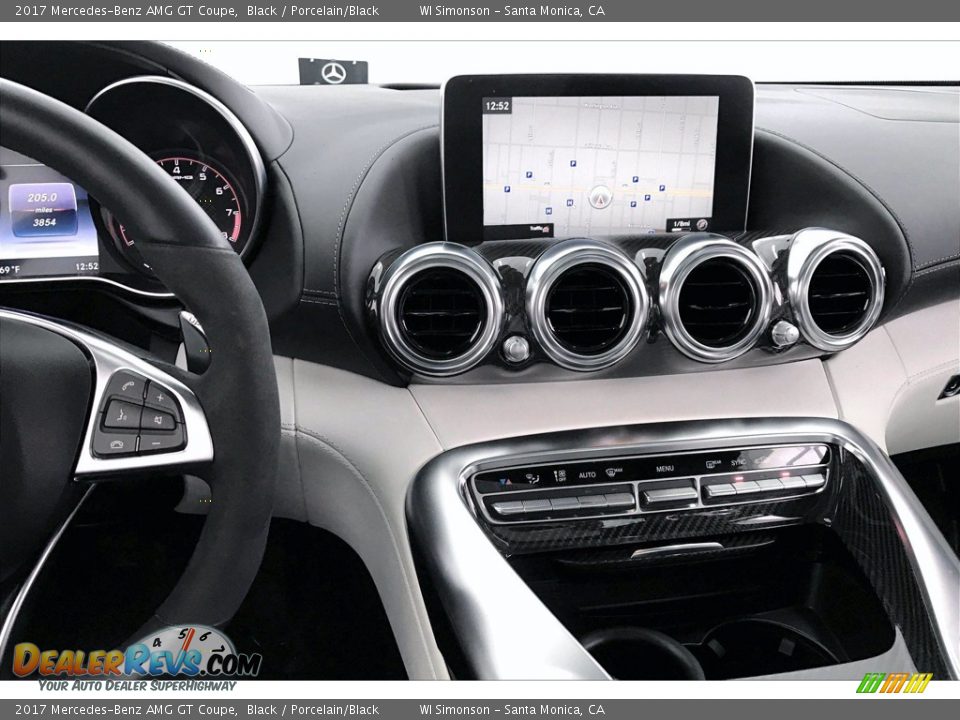 2017 Mercedes-Benz AMG GT Coupe Black / Porcelain/Black Photo #4